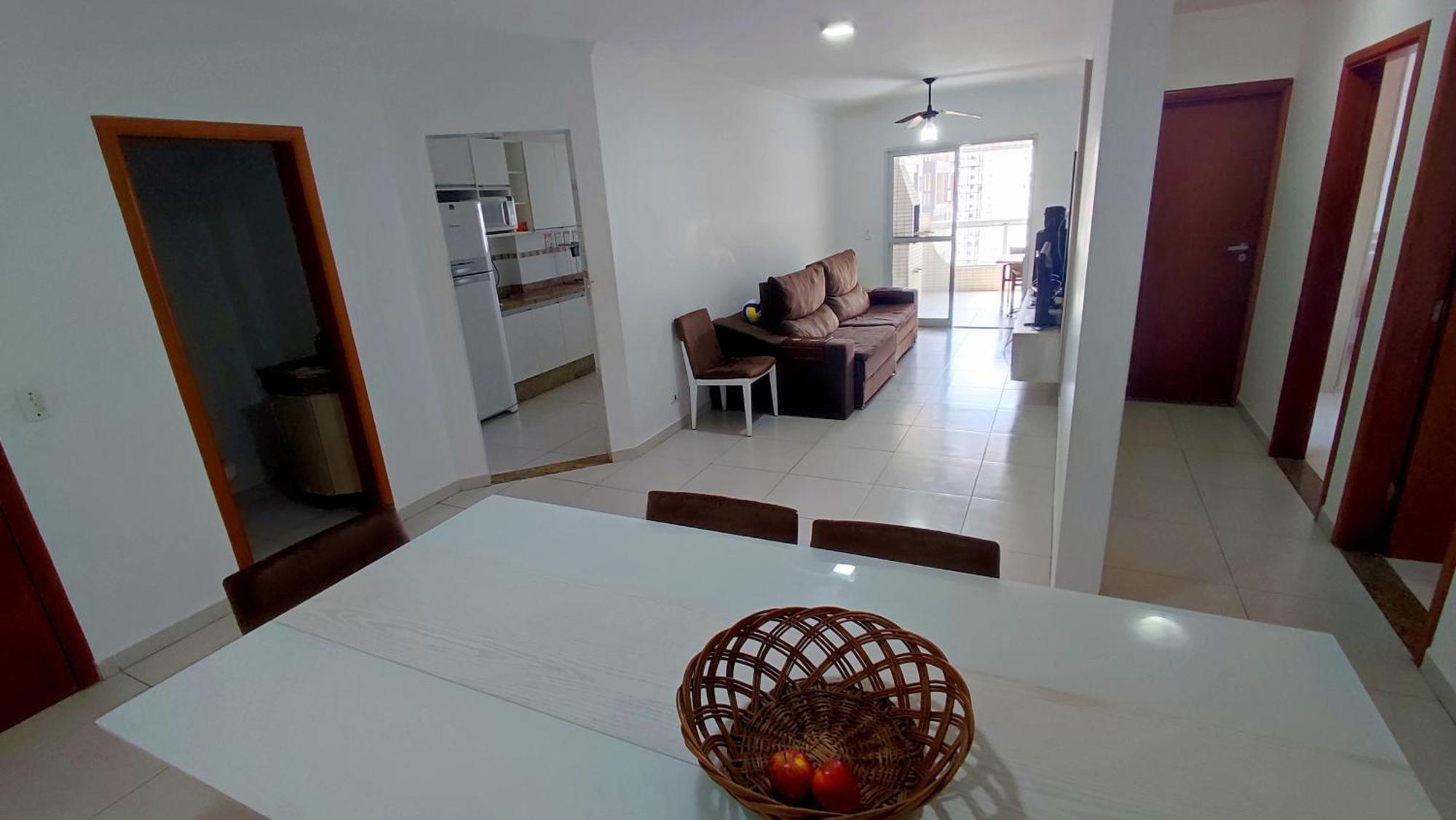Apartamento Praia Grande Aviacao - 30 Mts Da Praia Exterior foto