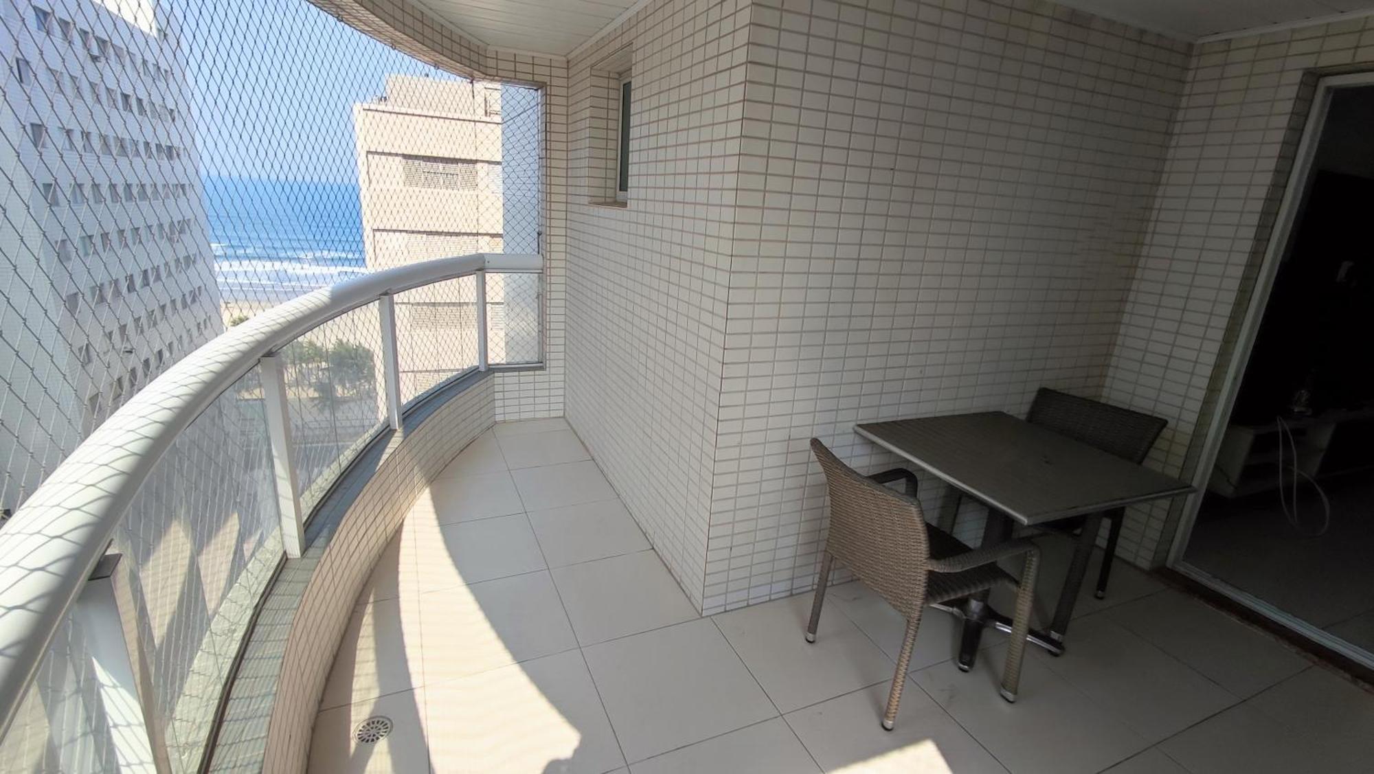 Apartamento Praia Grande Aviacao - 30 Mts Da Praia Exterior foto
